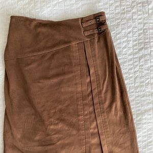 The Limited faux Suede Skirt